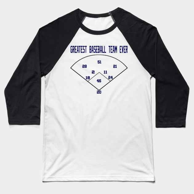 greatest team ever new york yankees Baseball T-Shirt by Retro Sports